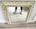 Antique White Washed Mirror
