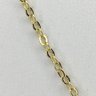 Very Delicate 925 / Sterling Silver With 14K Gold Overlay Necklace - 18' Long - Simple Piece - Brand New