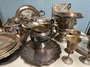 Large Collection Of Silver Plated Items