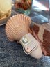 Mixed Lot Of Seashell (and Other) Decorative Objects: Lamp, Nightlight, Gel Candles, Bowl Of Seashells D2