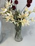 Group Of Vases & Faux Flowers