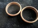 Pair Of Gold Bands Hallmarked 14 Crown