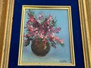 Nicely Framed Small Oil Painting Signed 9.5' X 10'