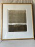 Abstract Signed Monotype Print  By Oi Fortin. 1/1.