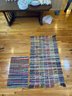 Colorful Pair Of Handwoven Chindi Rugs