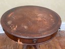 An Antique Pedestal Base Library Table (AS IS)