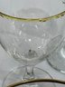 Collection Of Gold Rimmed Glasses Made In Western Germany