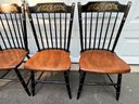Vintage Set Of 4 Hitchcock Chairs