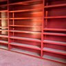 A Custom Built In Bookcase - Library - 2' Thick Solid Wood Shelves