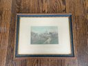 An Antique Hand Tinted Photograph Signed Wallace Nutting 'Dream And Reality'