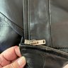 A Womens Friitala Black Leather Jacket - Size 6