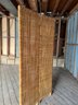 A 3 Section Woven Rattan Room Divider - Vintage
