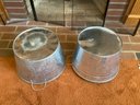 Pair Of Galvanized Buckets