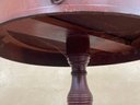 A Vintage Mahogany Leather Top Library Table
