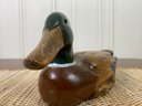 Ringed Neck Mallard Duck - Solid Native Wood - Hand Carved And Painted