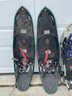 TWO PAIRS OF CRESCENT MOON SNOW SHOES