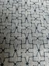 Large Partial Phillip Jeffries Vinyl Gateway Wallcovering Imperial Navy