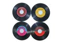 4 Vinyl Records 45RPM Including Aretha Franklin