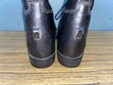 Vintage Black Leather Equestrian Horse Back Riding Boots. Size 6 1/2.
