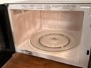 A GE Stainless Microwave