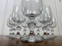 (10) Beautiful Crystal Wine Glasses