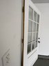 A 12 Lite Over Single Panel Wood Exterior Door
