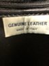 Genuine Leather Flip Top Purse