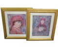 Edna Hibel Certified Prints, The Laurel Collection ~ Georgette And Cora & Friend