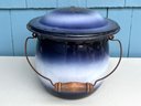 Antique Thistleware Graniteware Chamber Pot