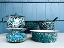 Collection Of Antique Chrysolite Graniteware