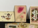 LARGE LOT OF ANTIQUE POSTCARDS FOR CHRISTMAS, EASTER, AND MORE