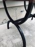 Leather And Metal Chairs - Set Of 4