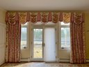 A Set Of Dramatic Silk Cotton Blend Draperies - Double Lined - Dark Out - No Swag Valance