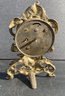 Antique 1904 Dated Gilt Metal Cherub Form Rococo Revival Mantel Clock