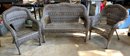 Outdoor Love Seat W/2 Matching Chairs ~ Great Quality ~