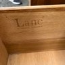 A Lane Mid Century Modern Nightstand Or End Table - One Drawer, 2 Pulls