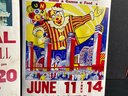 A Pair Of Vintage Carnival Posters From Local Events- Bright Lithography