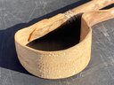 Early Native Natural Hide Riding Crop With Braided Trim