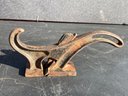 Antique Solid Cast Iron Woodworking Plane