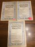 Lot Of 15 Vintage National Geographic Magazines From 1906-1912 - N