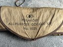 Rare Original World War 2 Polaroid TANKER Goggles With Various Lens Filters And Carrying Pouch