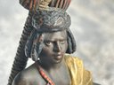 Fantastic Antique Circa 1900 Vienna Bronze NUBIAN ARAB WARRIOR Sculpture- Attributed FRANZ BERGMANN