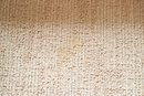 Mansion Size Neutral Beige Area Rug With Cotton Edge