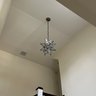 A Moravian Star Hanging Light Fixture - Stairwell 3