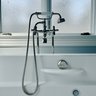 A Bain Ultra Tub With Polished Nickel Finish Fixtures And Jets - Bath 2A