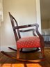 Victorian Bentwood Marquetry Inlay Rocking Chair