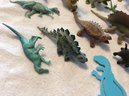 Large Lot Of Dinosaur Play Toys - L
