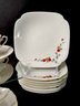 Fine China Collection Dessert Service For 7 Plus Extras
