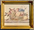 Framed Lithograph: Corbeille De Fruits #1