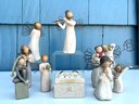 Group Of Willow Tree Figurines